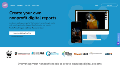 Drag and drop your annual report
