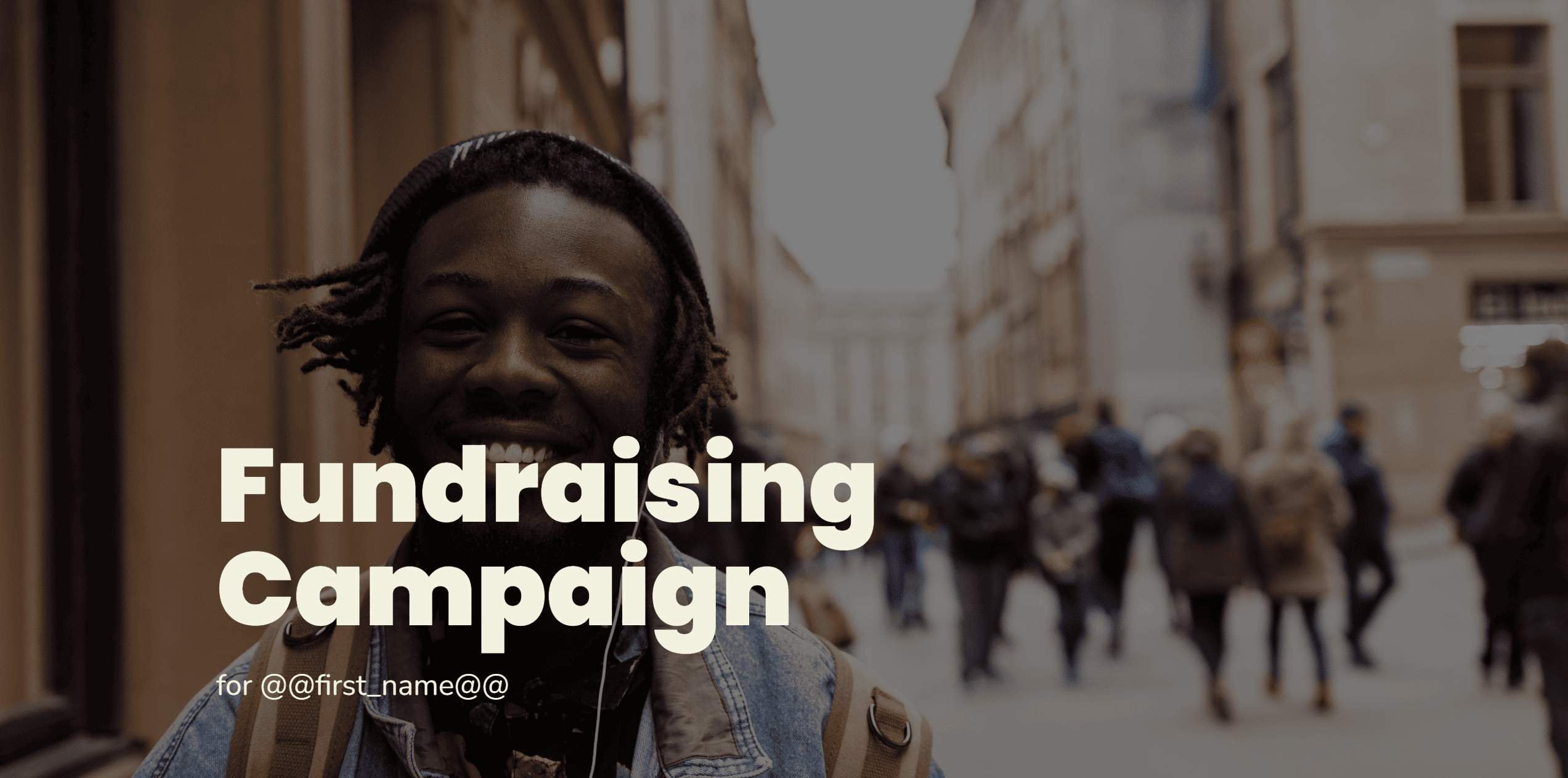 storyraise Fundraising Campaign Template screenshot