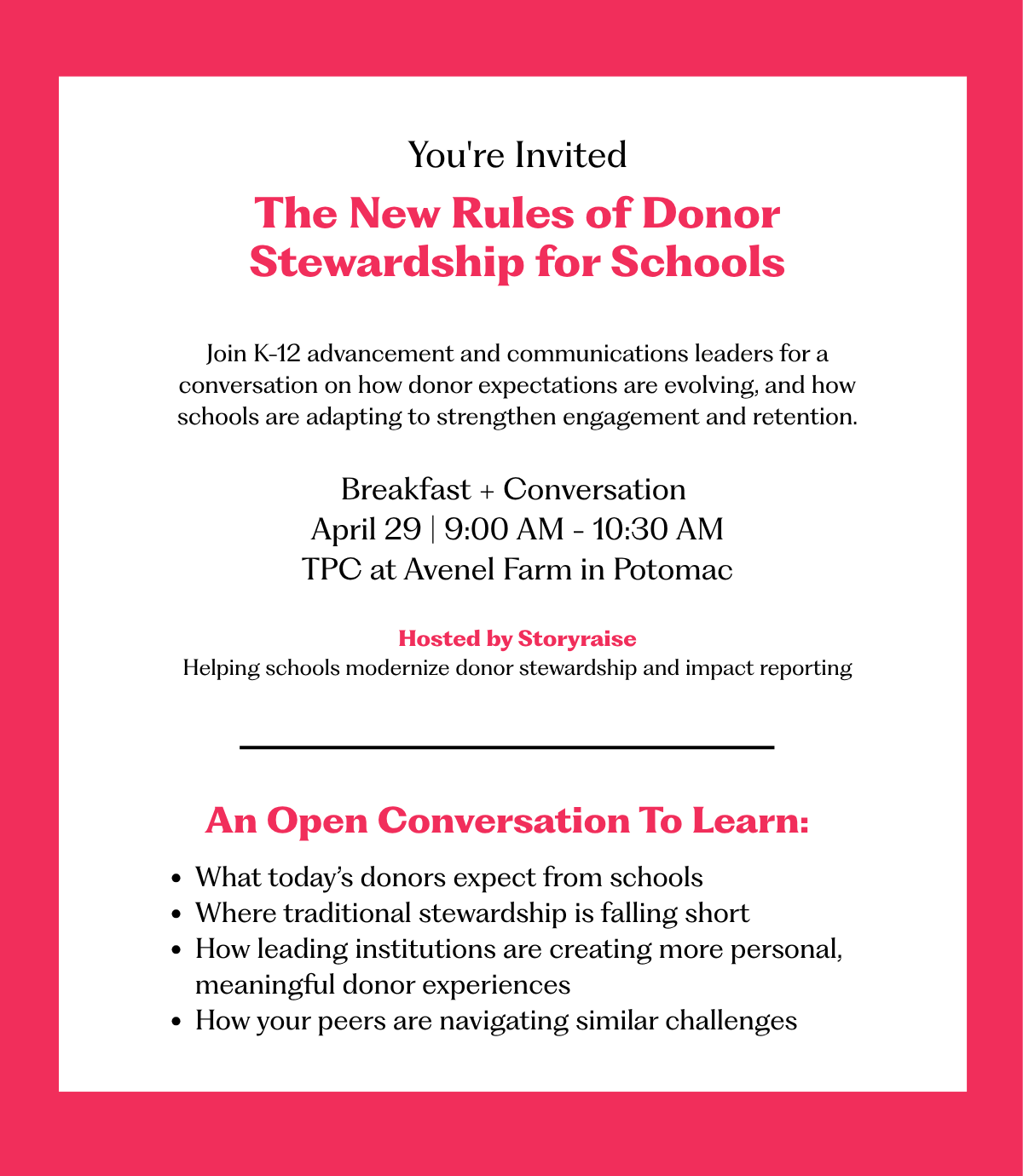 The new rules of donor stewardship