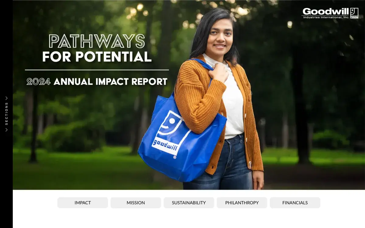Goodwill annual report cover