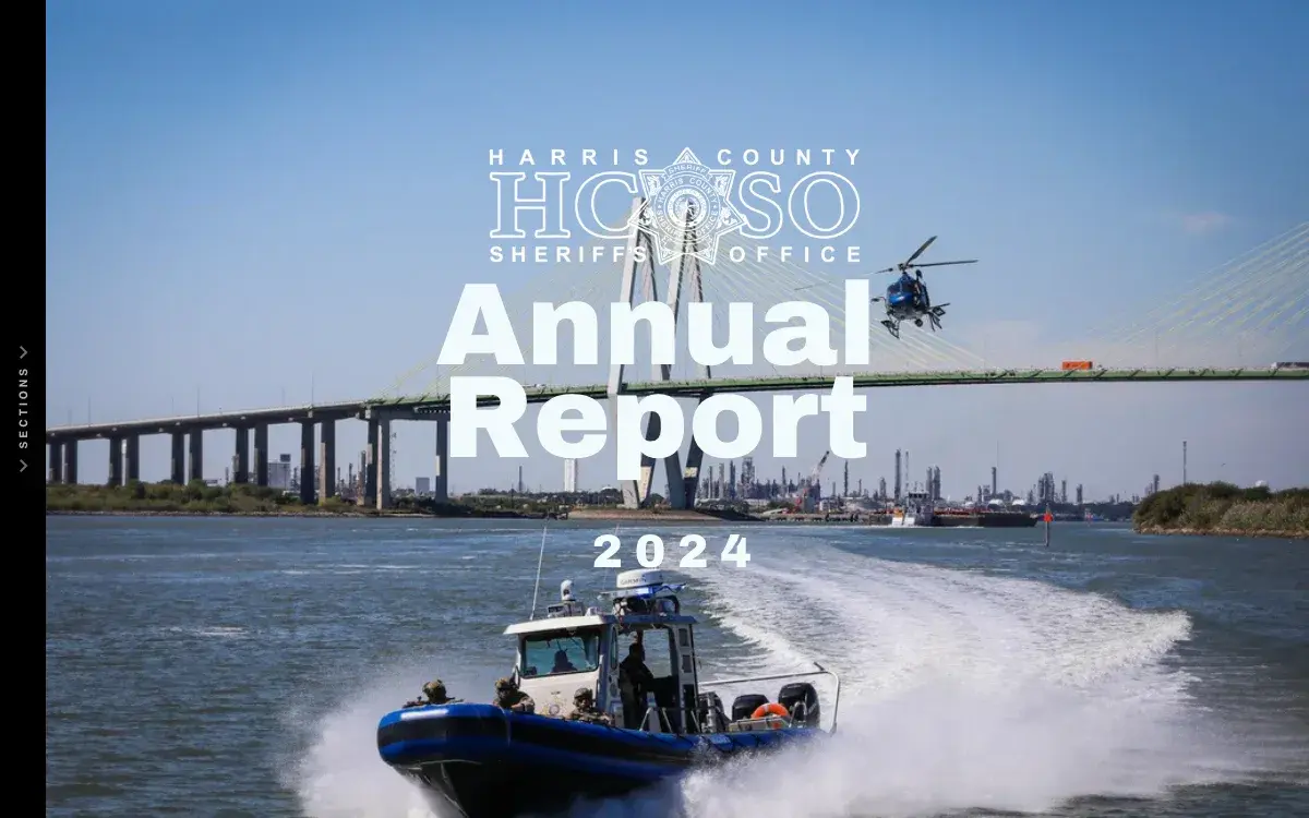 Harris County Sheriff's Office annual report cover