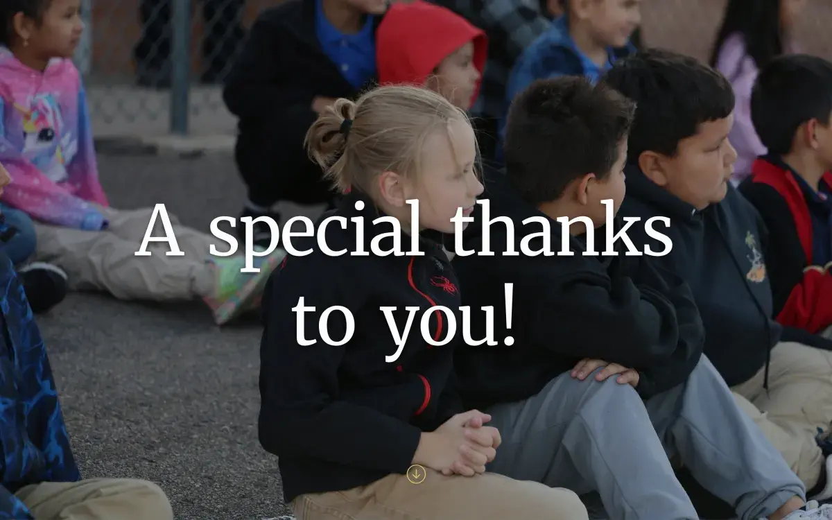 Westminster Public Schools Foundation 2025 year-end thank you page cover